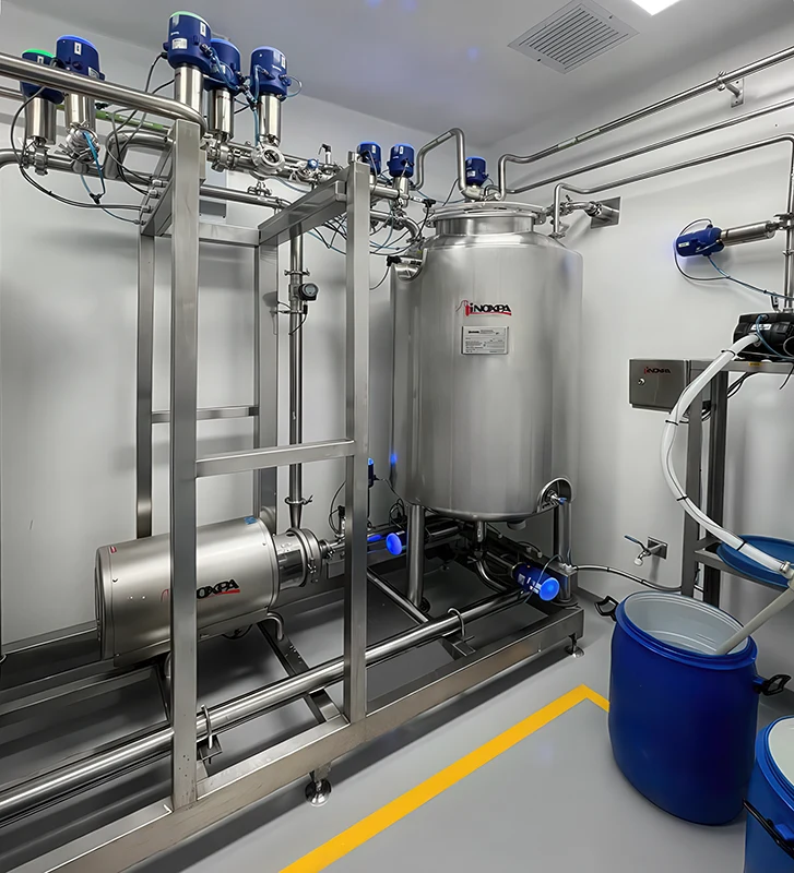 Pharmaceutical CIP and transfer automation 